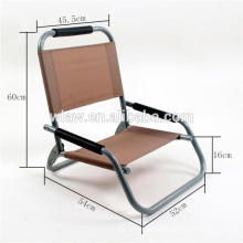 Durable low seat folded lawn chair